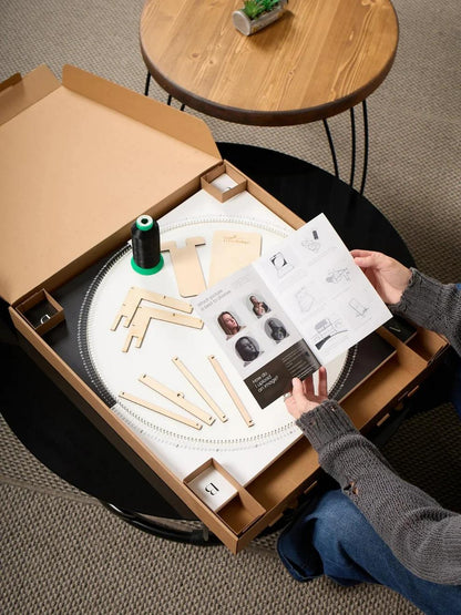 Anneye & Sevgiliye Özel String Art Tablo